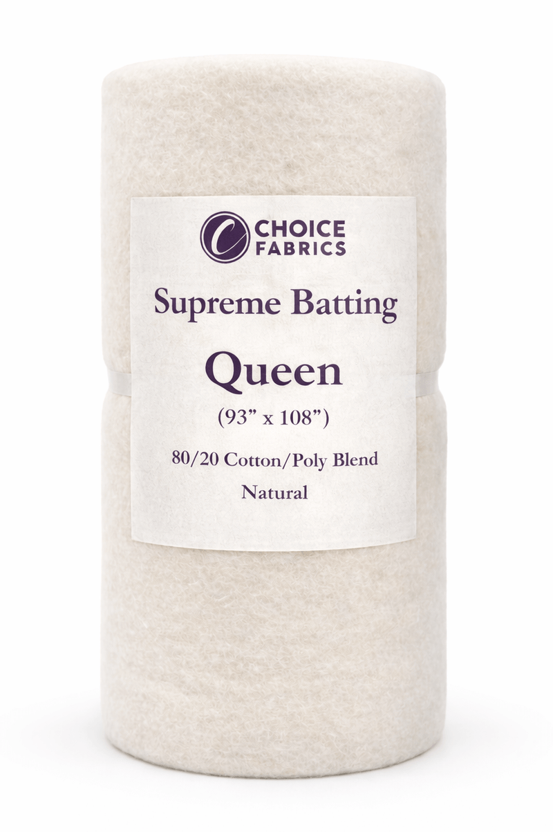 Choice Supreme Batting - 80/20 Cotton/Poly Blend - Queen (93