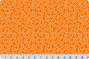 Barely Basics Lots a Dots Quilting Cuddle Orange Fabric Per Yard