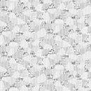 Black And White Abstract Cotton Wideback Fabric per yard