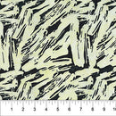 Black Brushstroke Celebration Cotton 44/45" Fabric Per Yard