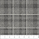 Black Gray Glen Check Haberdashery Flannel Fabric Per Yard