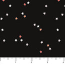 Black Stars Sweet Treats 44"/45" Cotton Fabric Per Yard