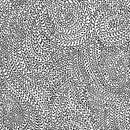 Black Vine Maze Cotton Wideback Fabric Per Yard