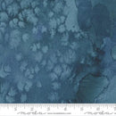 Blue Dusk Flow Basic Watercolor Painting 44"/45" Fabric Per Yard
