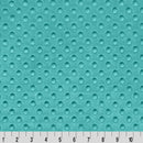 Blue Green Teal Cuddle Dimple Fabric per yard