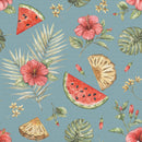 Vintage Summer 43"/44" Cotton Fabric Per Yard