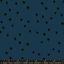 Blue Smoke Starry Wideback Fabric per yard