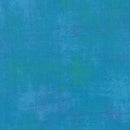 Blue Turquoise Grunge Cotton Wideback Fabric Per Yard