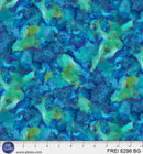 BlueFree Rein Multi Swirl 44"/45" Cotton Fabric Per Yard