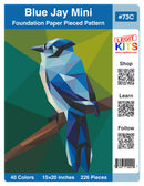 Blue Jay Mini Pattern (CONFETTI)