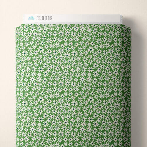 Bohemian Paradise - Tiny Daisies - Green