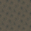 Brown Chrysanthemum Cotton 43/44" Fabric Per Yard
