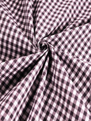 Gingham 1/4" Checkered Poly Cotton 58" Wide| New Creations Fabric & Foam Inc.