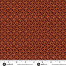 Bud Diamond Orange Nightfall 44"/45" Cotton Fabric Per Yard