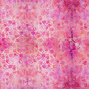 Floral Vine Pink Evanescence Cotton 43/44" Fabric Per Yard