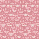 RB Floral Gardens Insects Dusty Rose
