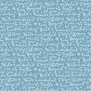 Winter Magic Winter Words Blue