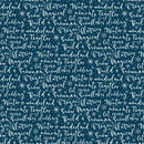 Winter Magic Winter Words Navy