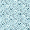 Winter Magic Snowflakes Aqua