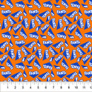 Fanta Orange 44"/45" Fabric Per Yard