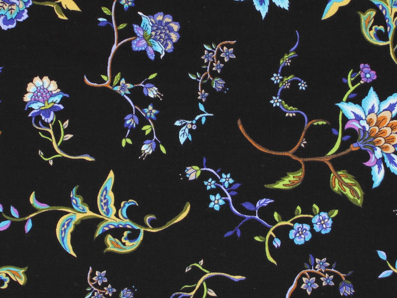 Sew de Vine - Large Blue Flowers