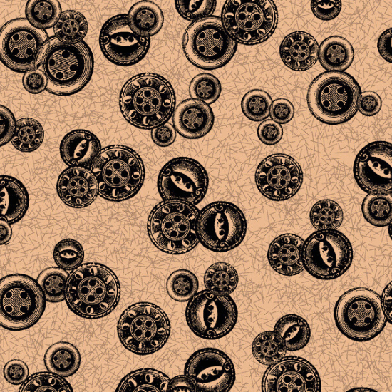 Sew Vintage - Buttoned Up - Tan
