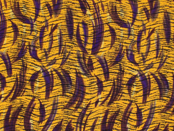 Tiger Stripes - Purple & Gold