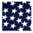 Patriotic Stars 108" Supreme Backings - Large White Stars on Navy