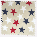 Patriotic Stars 108" Supreme Backings - Large Stars on Cream