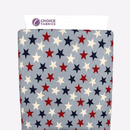Patriotic Stars 108" Supreme Backings - Large Stars on Light Blue