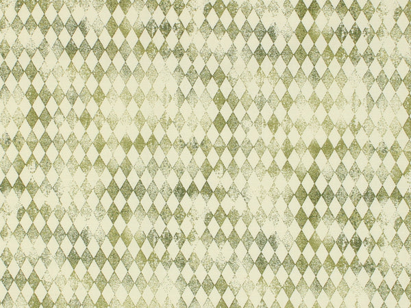 Romantic Garden - Argyle - Olive Green