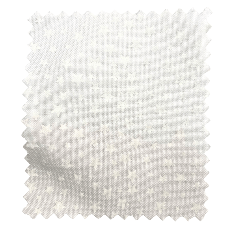 Fabric swatch with a subtle star pattern on a white background