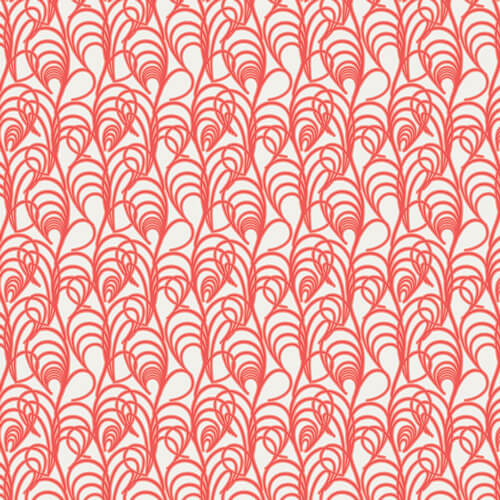 Chic Flora - Interlaced Rouge - Red
