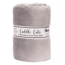 Solid Cuddle Wideback Cut 3 yd x 108/110 in - Silver
