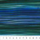 Calcite Blue & Green Crosswise Stripe 83660-45 Cotton 44"/45" Fabric Per Yard