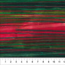 Calcite Green & Red Crosswise Stripe 83660-24 Cotton 44"/45" Fabric Per Yard
