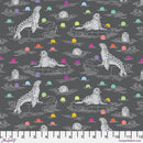 Carbon Seal the Deal Graywork 43/44" Cotton Fabric Per Yard