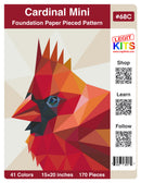 Cardinal Mini Quilt Kit (CONFETTI)