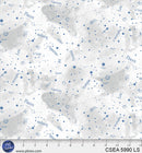 Celestial Seasons Light Grey 44"/45" Fabric Per Yard