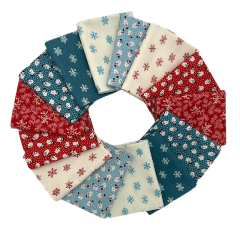 Winter in Snowtown - Henry Glass - Fat Quarter Bundle - 14 Pack