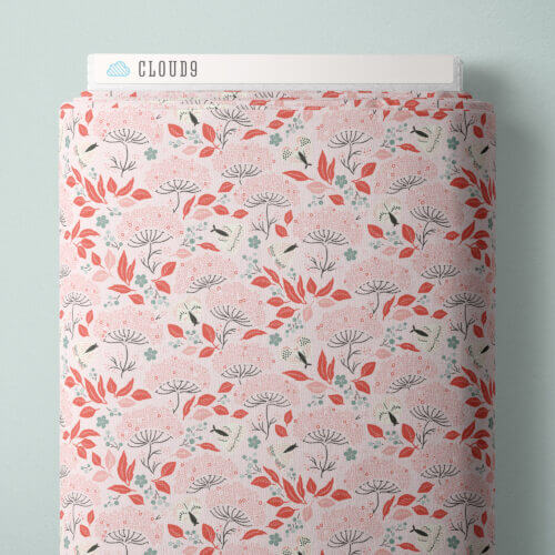 Cottage Garden - Moth Haven - Pink/Red