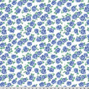 Cottage Rose Lane Yorkshire Quilting Cuddle Blue Bonnet Fabric per yard
