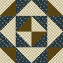 Birds of a Feather - Half Square Triangle Table Topper - Quilt Kit