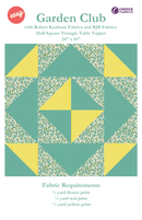 Garden Club - Half Square Triangle Table Topper - Quilt Kit