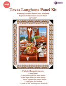 Texas Longhorns - Tailgate Panel - Quilt Kit