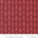 Cranberry Gingerbread Lane 44"/45" Cotton Fabric Per Yard