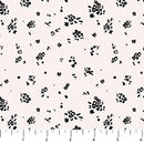 Cream Ditsy Ink and Earth Cotton 44"/45" Fabric Per Yard