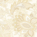 Cream Footstool Cotton Wideback Fabric per yard