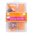 Dritz Sewing Box Kit, Orange and Pink