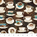 Barista Cups & Saucers Brown Multi 27698-36